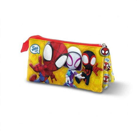 Astuccio Scolastico Spiderman con Tre Tasche | Gecodart