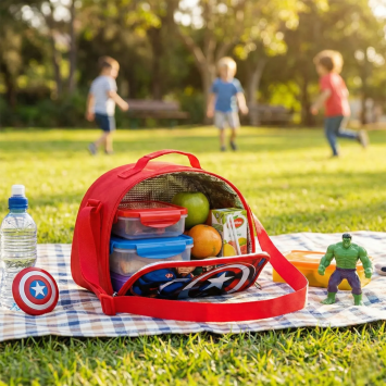 Borsa Termica Porta Pranzo Ufficiale Bambino Avengers | Gecodart