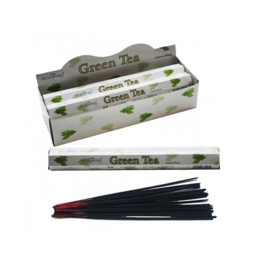 Thé Vert - Bâtons d’encens prémium qualité x6