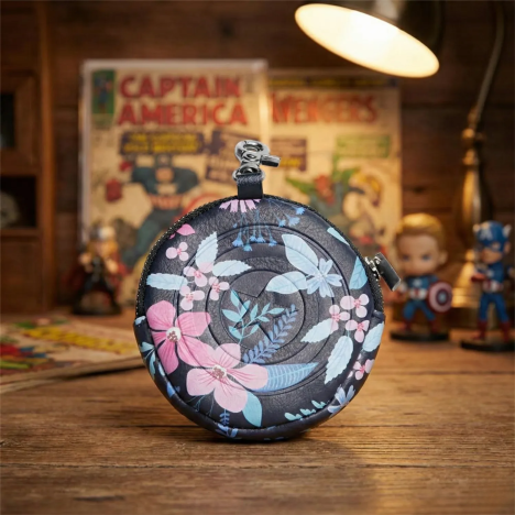 Portamonete Rotondo Captain America