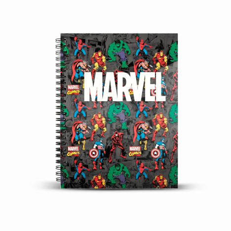 Quaderno a spirale A4 Marvel 120 pagine | Gecodart