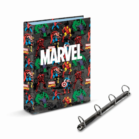 Raccoglitore Marvel A4 Rigido - 4 Anelli | Gecodart