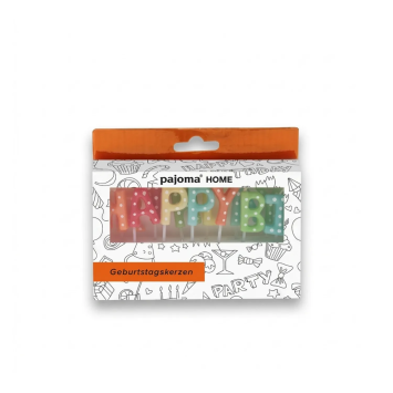 13er Set Happy Birthday Buchstabenkerzen | Gecodart