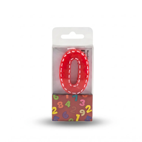 Bougie d'Anniversaire Chiffre 0