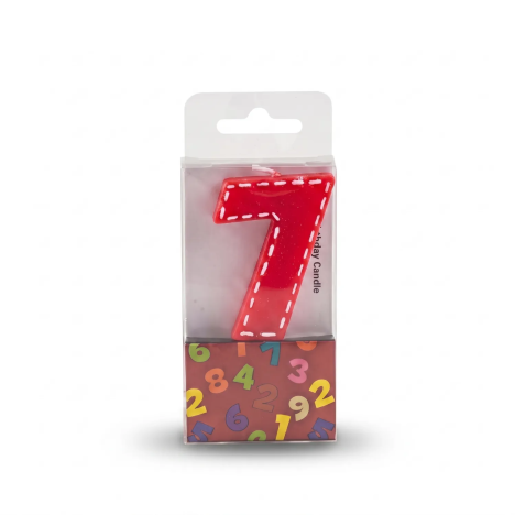 Candela di Compleanno Numero 7