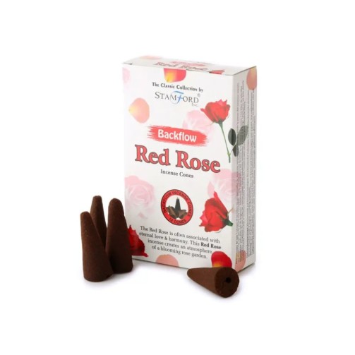 Cônes d’encens à reflux - Rose Rouge - Gecodart
