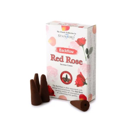 Cônes d’encens à reflux - Rose Rouge - Gecodart