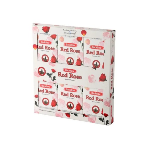 Backflow incense cones - Red Rose - Gecodart