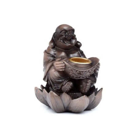 Porte encens à reflux - Bouddha Porte-bonheur - Gecodart