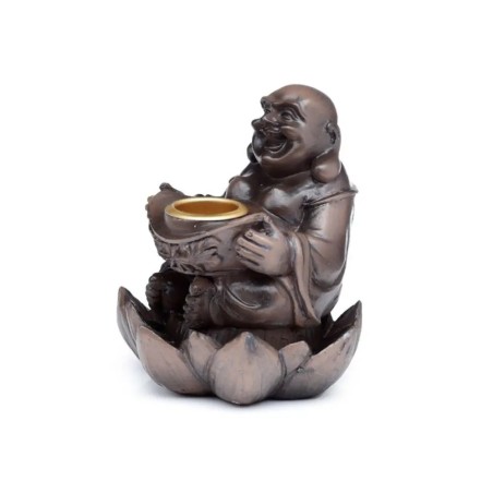Porte encens à reflux - Bouddha Porte-bonheur - Gecodart