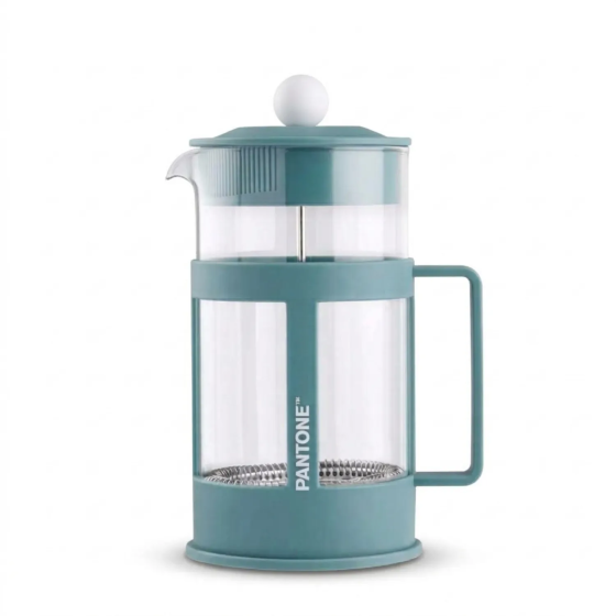 Blue Glass Pantone French Press 1L | Gecodart