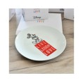 Lot Bol + assiette Mickey - Rouge Lot Bol + assiette Mickey - Rouge