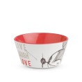 Lot Bol + assiette Mickey - Rouge Lot Bol + assiette Mickey - Rouge