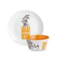 Lot Bol + assiette Minnie - Orange Lot Bol + assiette Minnie - Orange