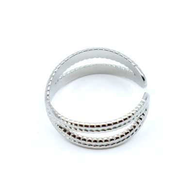 Bague argenté, ajustable