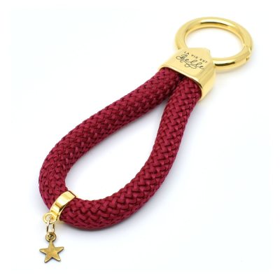 Red sailor style key ring