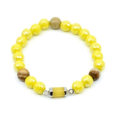 Natural stone bracelet and...