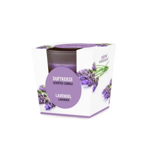 Candela profumata in vetro - Lavanda