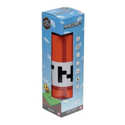 Insulated bottle with digital thermometer, Minecraft TNT
