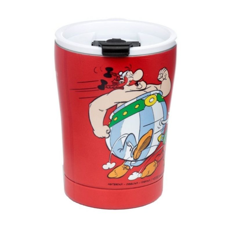 Tazza termica Asterix & Obelix - Rosso