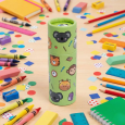 Colored Pencil Pot, Wild Animals Collection