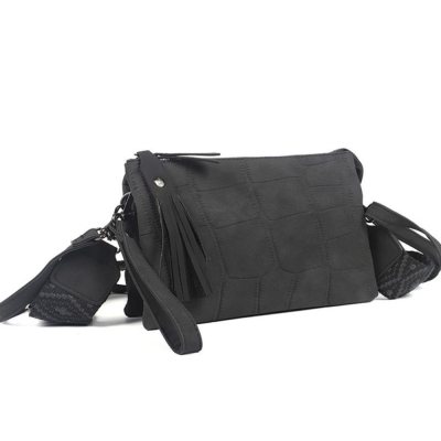 New Orleans Shoulder Bag and Pouch - Black