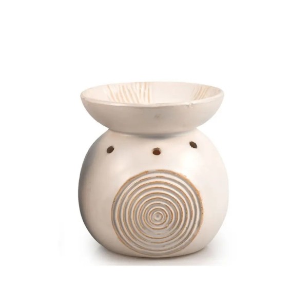Bruciatore di fragranze e cera fusa - Decorazione a spirale