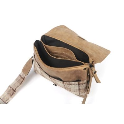 Sac bandoulière / pochette New Colorado - Carré Camel