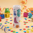 Lustiger Monster-Buntstiftehalter mit 12 Buntstiften inklusive
