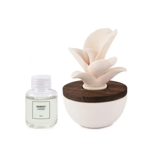 Diffusore di fragranze - Fiore in ceramica - Lavanda