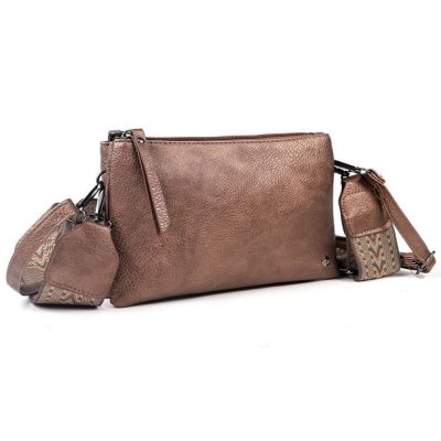 Shoulder bag - Castel - Bronze