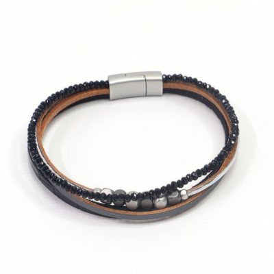 Bracelet Stella - Gris Noir