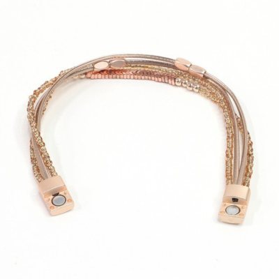 Judy bracelet - Pink gold