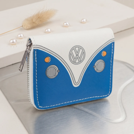 Portamonete Blu Combi VW Ufficiale Volkswagen