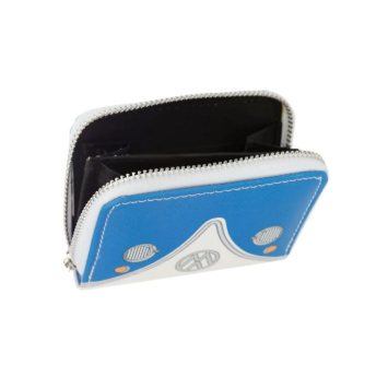 Offizielles Retro VW-Bus Portemonnaie Blau Schmal | GECODART