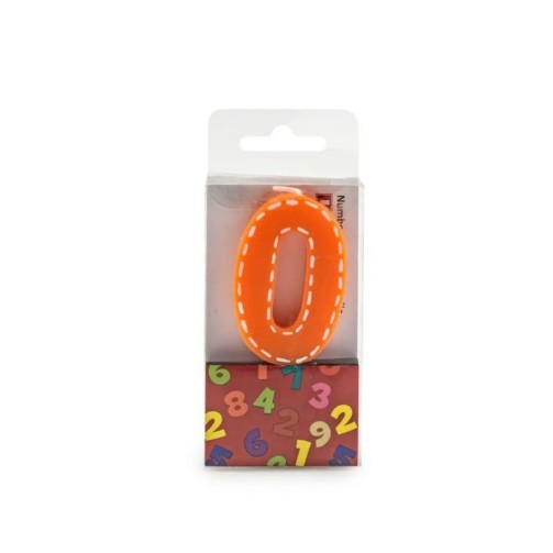 Bougie d'anniversaire - Chiffre 0