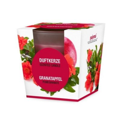 Scented candle in glass - Pomegranate