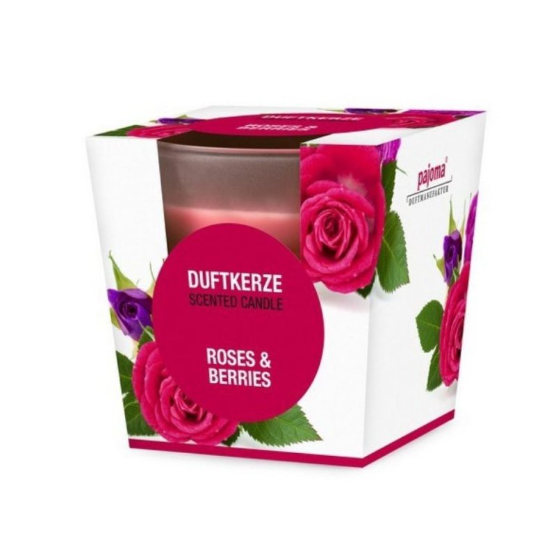 Scented candle in glass - Rose-Red fruits