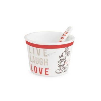 Mickey ice cream cup 250ml - Red