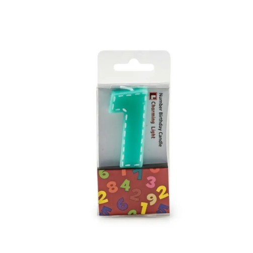 Chiffre 1 - Bougie d'anniversaire