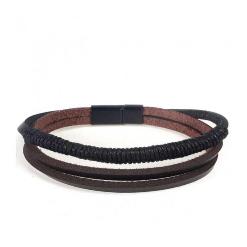 Bracelet noir Jim pour homme