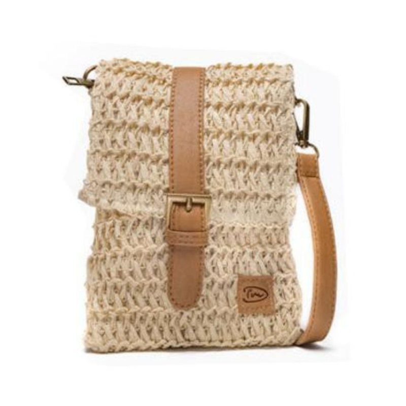Elst braided shoulder bag - natural