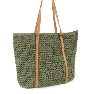 Borsa estiva intrecciata Salland - Verde