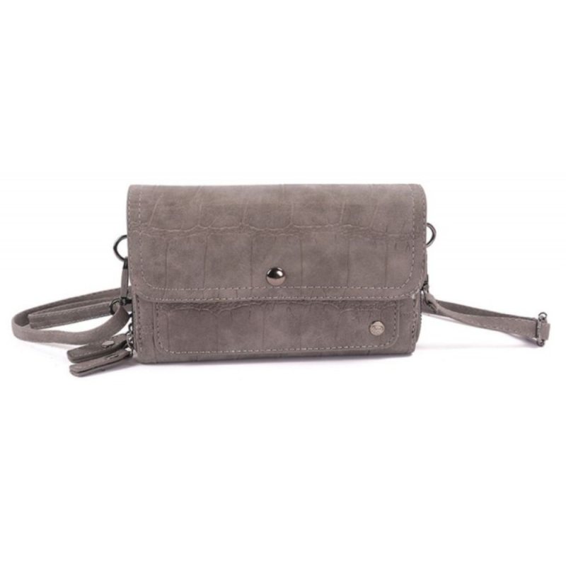 Bruges Double Wallet und Coin Purse - Taupe