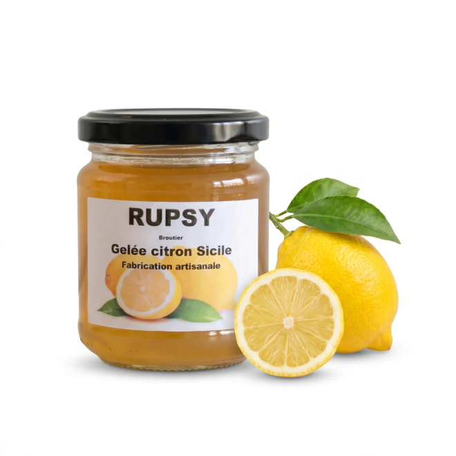 Gelée de Citron de Sicile artisanale