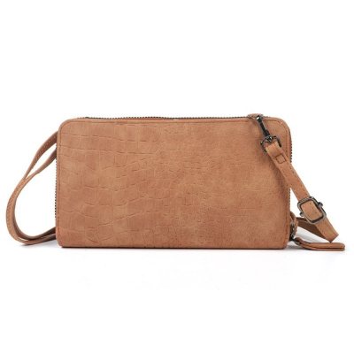 Alexandria wallet with front pocket - Camel