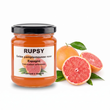 Gelée au pamplemousse rose fabriquée à Genève | Gecodart
