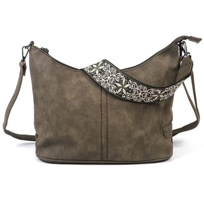 Shoulder bag with braided...