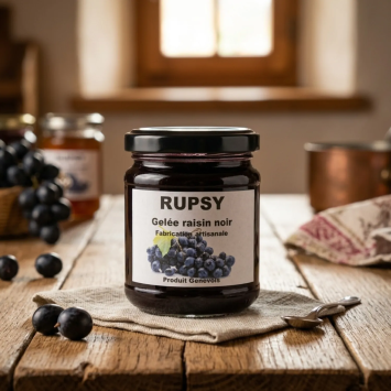 Gelée artisanale aux raisins noirs Genève | Gecodart