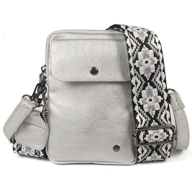 Phone Shoulder Bag - Groet - Silver